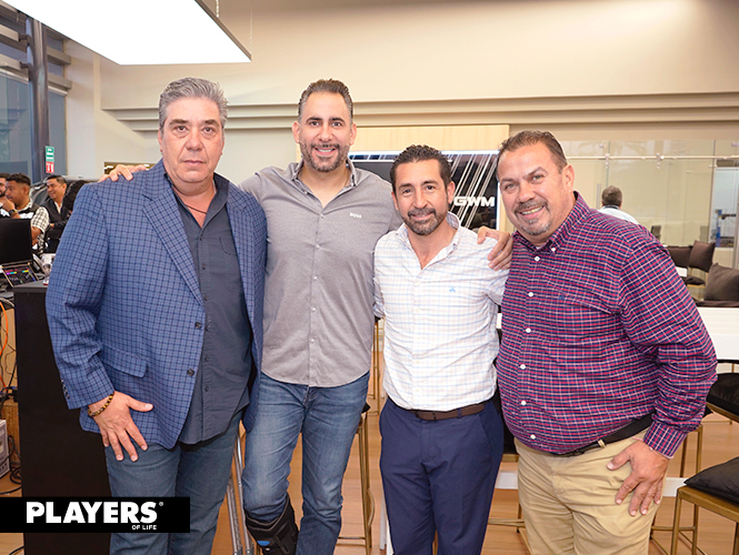 Eduardo, Ramón Chufani, Luis Jorge Cuerda y Armando Cobián.