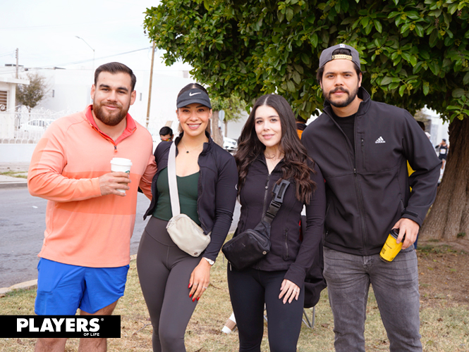 Gustavo Acosta, Fer Tabares, Sofía Cossío y José Govea.