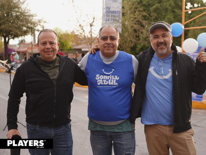 Gustavo, Rogelio y Fernando.