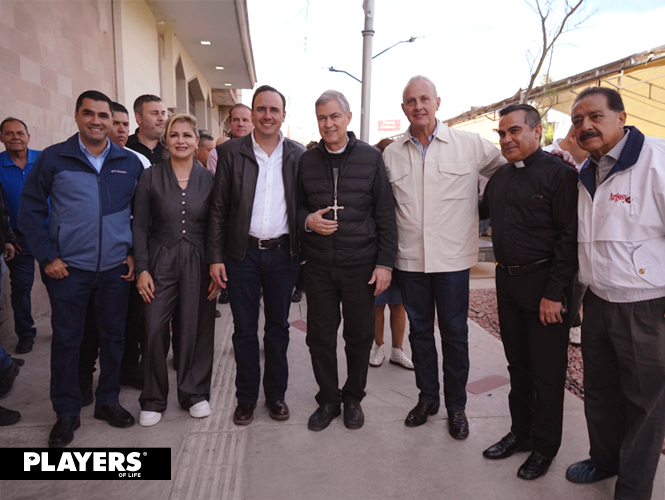 Inauguración del Corredor Matamoros, con el alcalde Román Cepeda y el gobernador Manolo Jiménez Salinas.