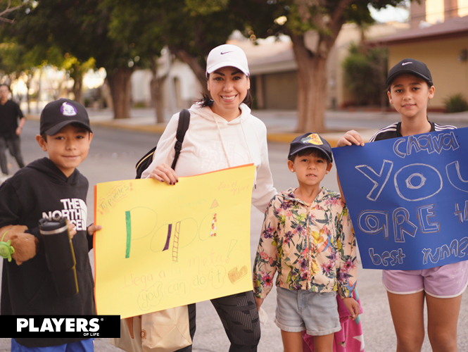 José Andrés, Gisel, Luciana y Valentina.