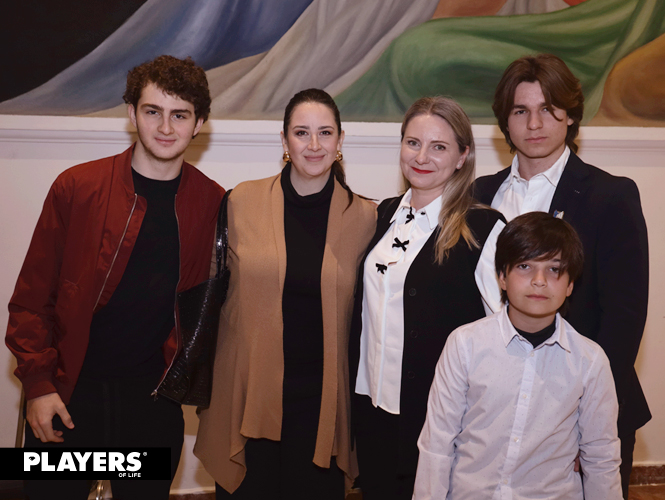 Juan Pablo, Ana Juliana, Fernando y Andrés.