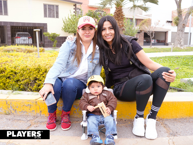 Karime, Martha y Vicente.