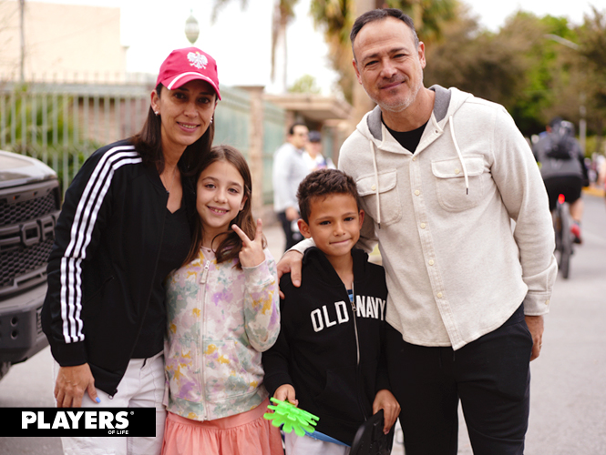 Lucía, Irene, Marco y Marco.