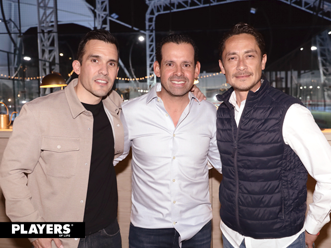 Moi Camacho, Francisco López y Édgar Elías.