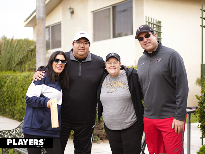 Otto, Toño, Chari y José.