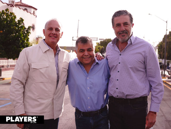 Román Cepeda, Eduardo Olmos y Antonio Sacra.