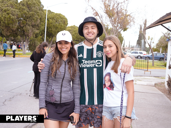 Sophia Expósito, Fernando Alfani y Marisofi Alfani.