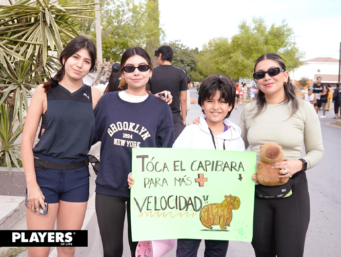 Ximena Soriano, Lulú Soriano, Samuel Sánchez y Adriana Soriano.