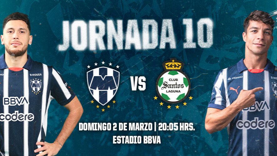 Monterrey recibirá a Santos Laguna este domingo 2 de marzo. (Foto: Rayados)