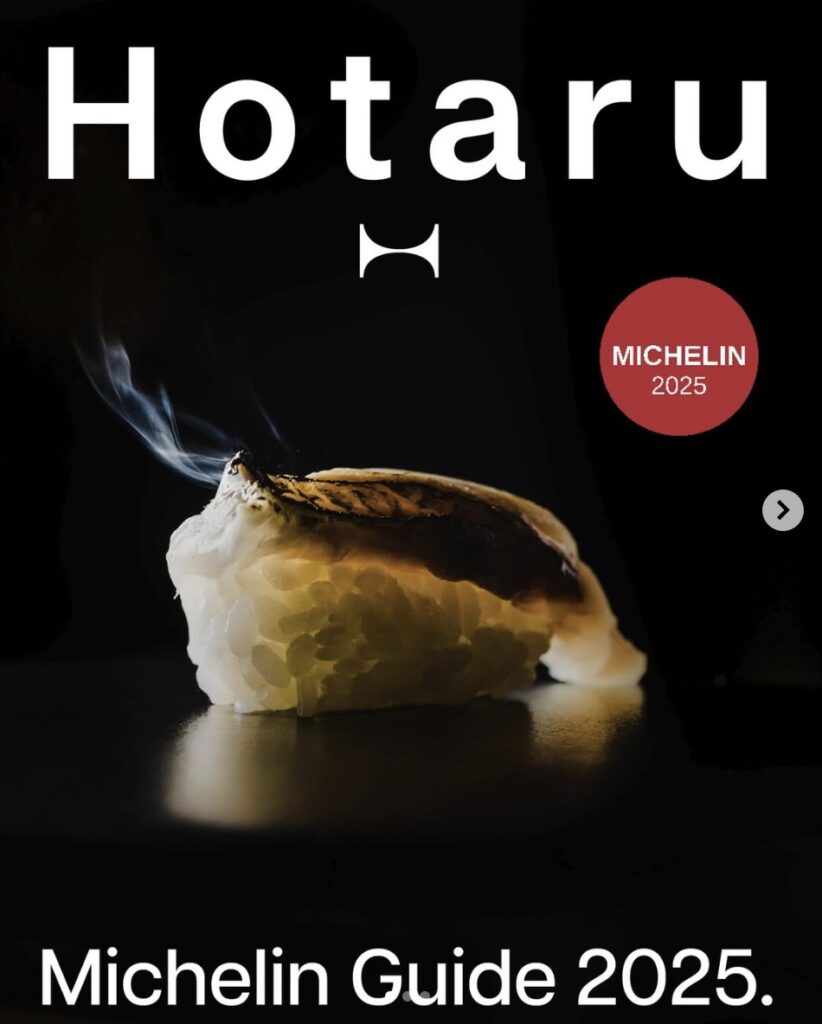 Guía MICHELIN reconoce a Hotaru Madrid este 2025