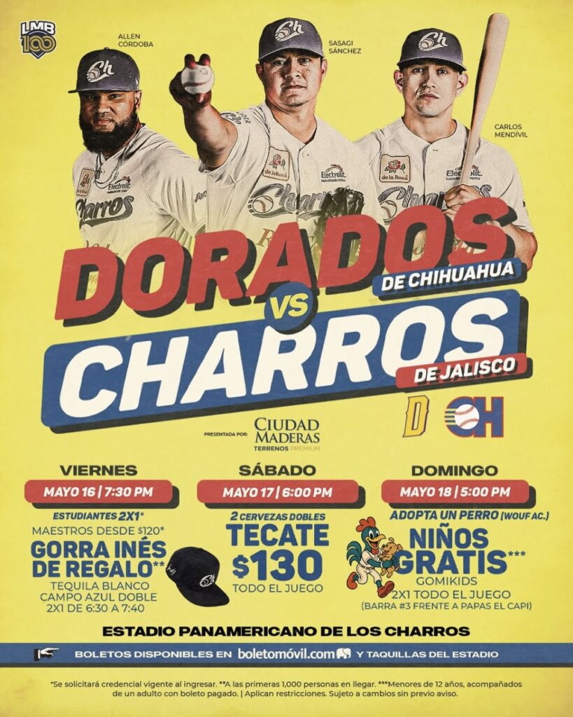Charros-Dorados: boletos, promociones y diversión en el Estadio Panamericano