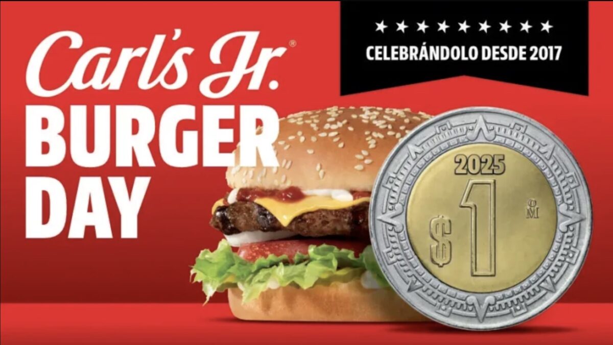 Promoción en Carl’s Jr. este 28 de mayo: hamburguesas a 1 peso en Torreón