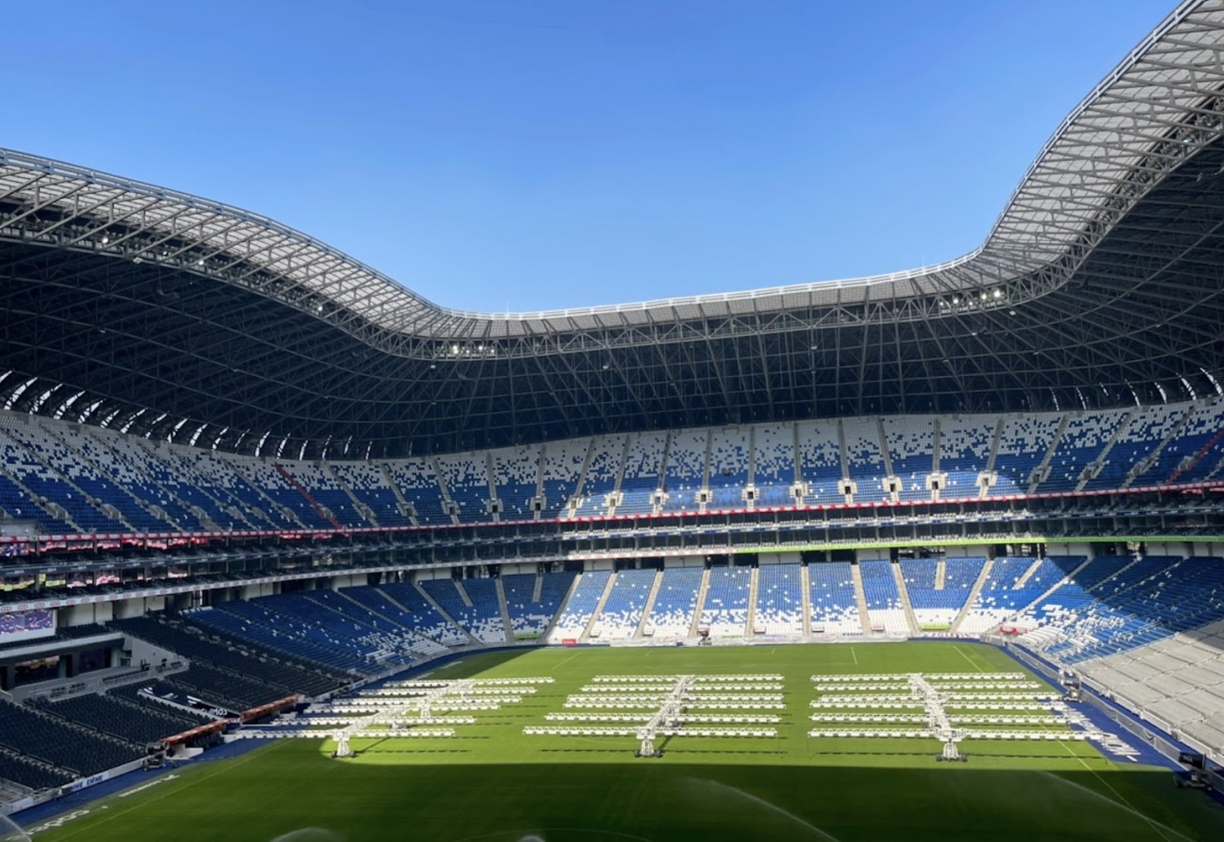 Así se prepara el Estadio BBVA de Monterrey para el Mundial 2026
