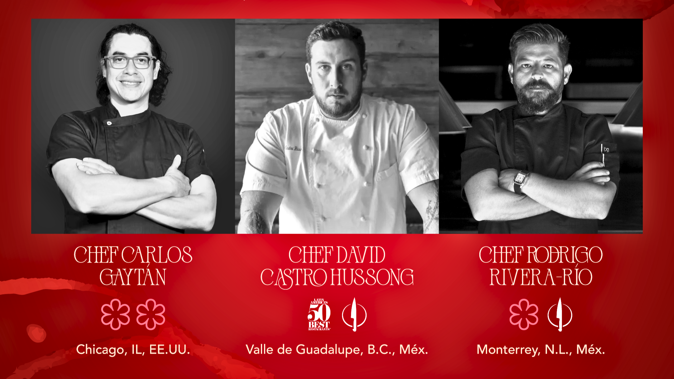 PLAYERS Chefs Sunset tendrá lugar este 17 de mayo en Hacienda Mi Ranchito, con la presencia de los chefs Carlos Gaytán, David Castro Hussong y Rodrigo Rivera-Río.