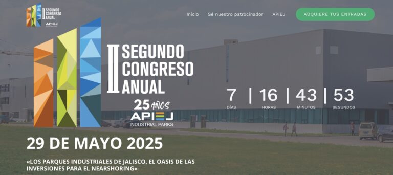 Congreso APIEJ de Parques Industriales en Jalisco 2025: Fecha y detalles
