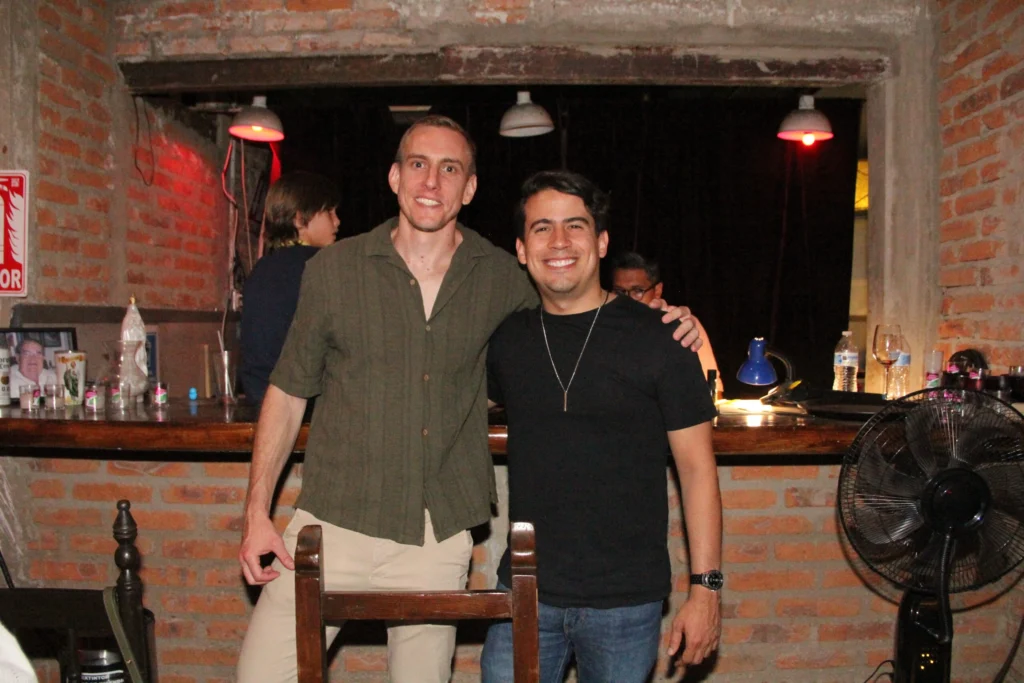 Quentin Gomis y Alejandro Crespo