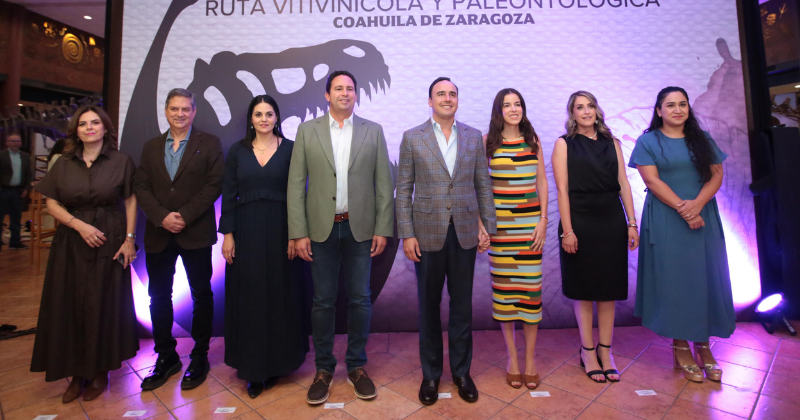 Manolo Jiménez presentó el relanzamiento de la Ruta Vinos & Dinos, fortaleciendo el turismo con 21 viñedos, Museo del Desierto y naturaleza coahuilense