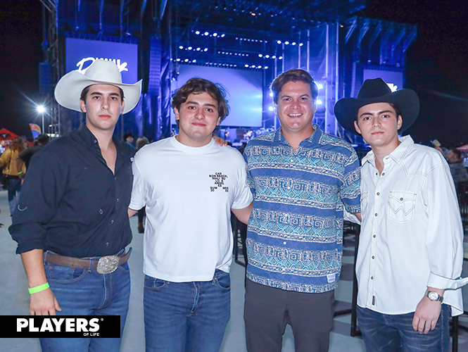 Jerónimo Villarreal, Edmundo Gueza, Isaac Arguijo y Juan Pablo Díaz Couder.