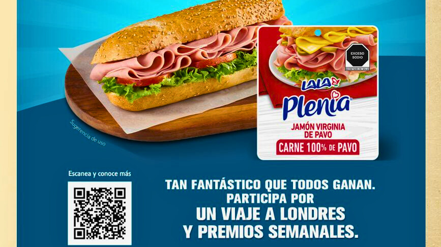 Premios semanales y un viaje a Londres serán parte de “El sabor fantástico” de Lala Plenia, una marca moderna, divertida y cercana a las familias mexicanas.