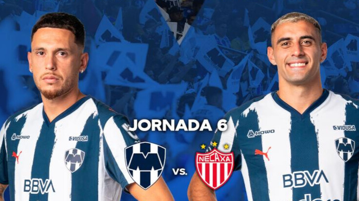 Monterrey vs Necaxa EN VIVO: cómo y dónde ver el partido de la J6 este sábado
