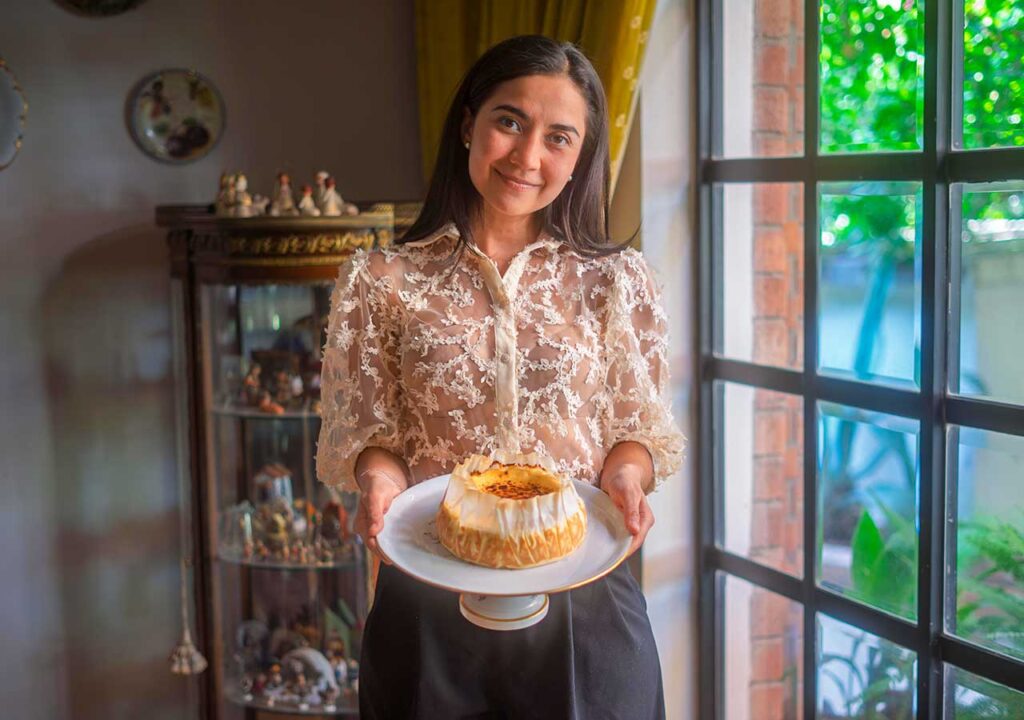 La tarta vasca de Cecilia