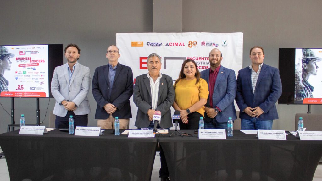 Presentación del Encuentro Industrial y de Negocios 2025 en Torreón.