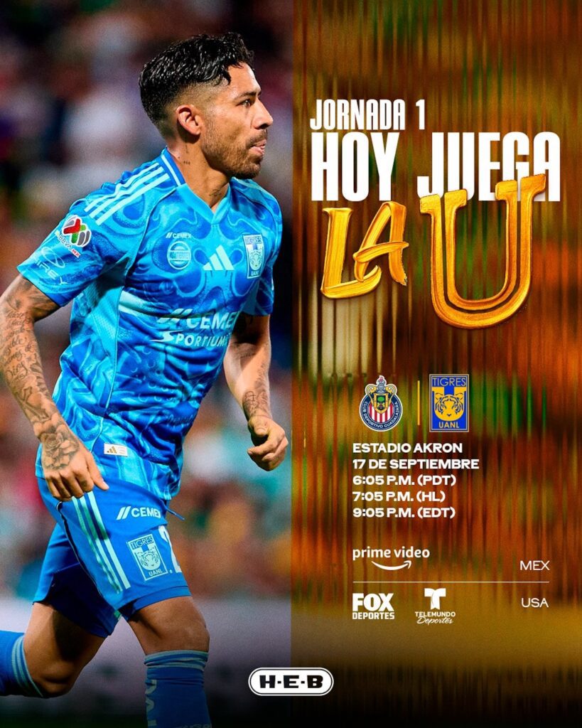 Chivas recibe a Tigres en duelo reprogramado: Hora y canal de transmisión