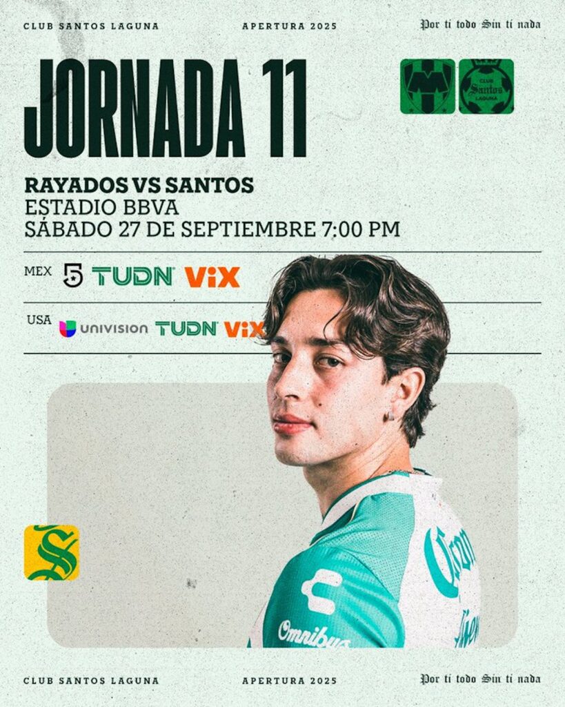 Rayados de Monterrey vs Santos Laguna: Previa, canal y hora del duelo