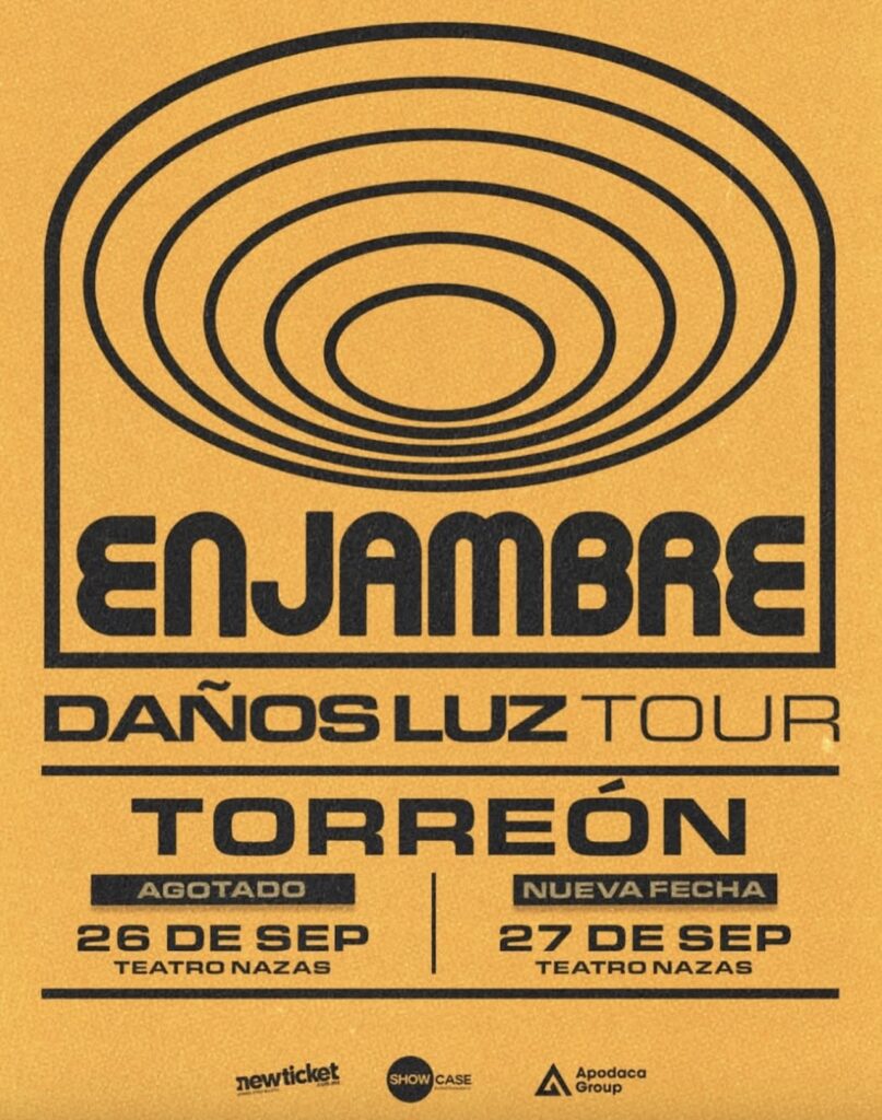 ¿No sabes qué hacer el fin de semana en Torreón? No te pierdas el concierto de Enjambre