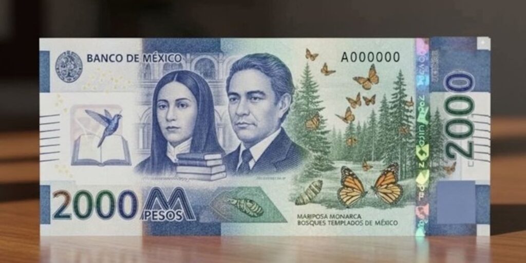 Banxico desmiente la circulación del billete de 2 mil pesos