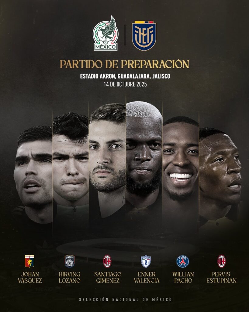 México vs Ecuador se juega en Guadalajara: Te decimos cómo verlo EN VIVO