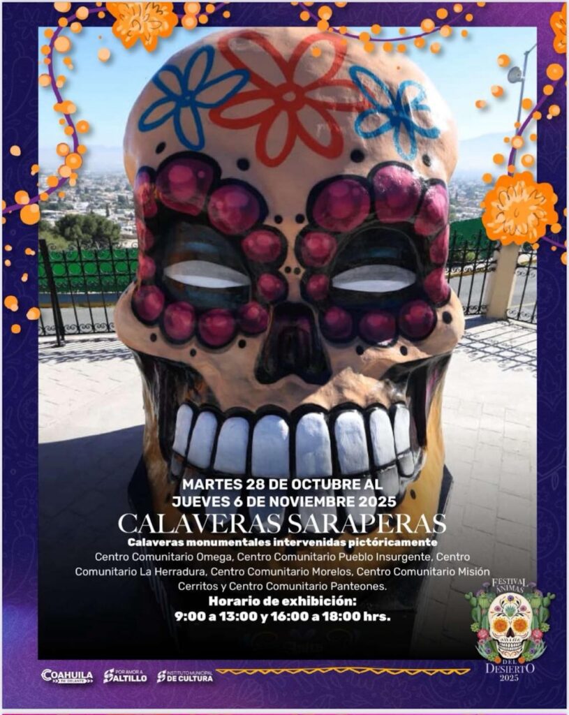 ¿Qué hacer en Saltillo este Día de Muertos 2025? Actividades imperdibles