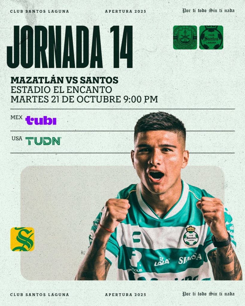 Guerreros busca la remontada: dónde ver Mazatlán vs Santos Laguna HOY en la Liga MX