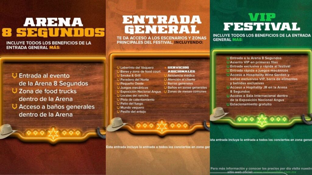 Prepárate para el Rodeo Saltillo 2025: ¿Qué incluyen los boletos?