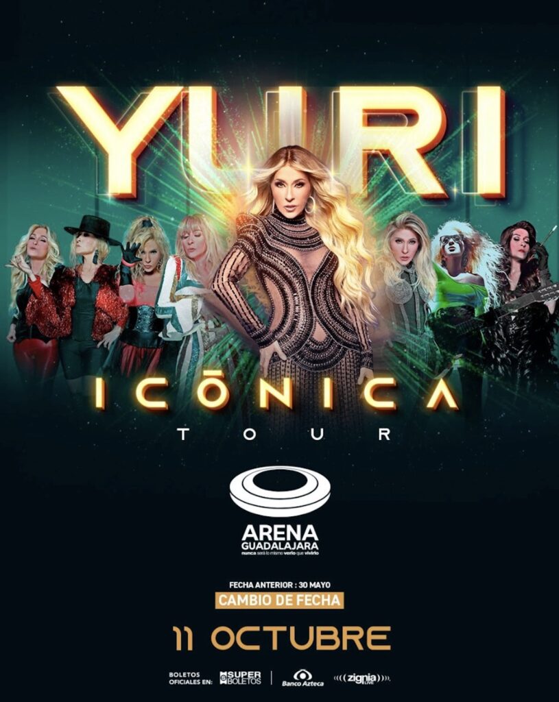 Fin de semana en Guadalajara: No te pierdas el concierto de Yuri