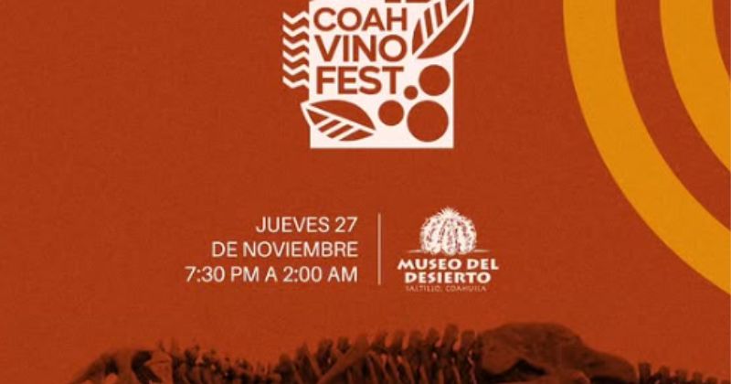 Coahuila se prepara para celebrar uno de sus eventos más importantes del año: Coahvino Fest 2025