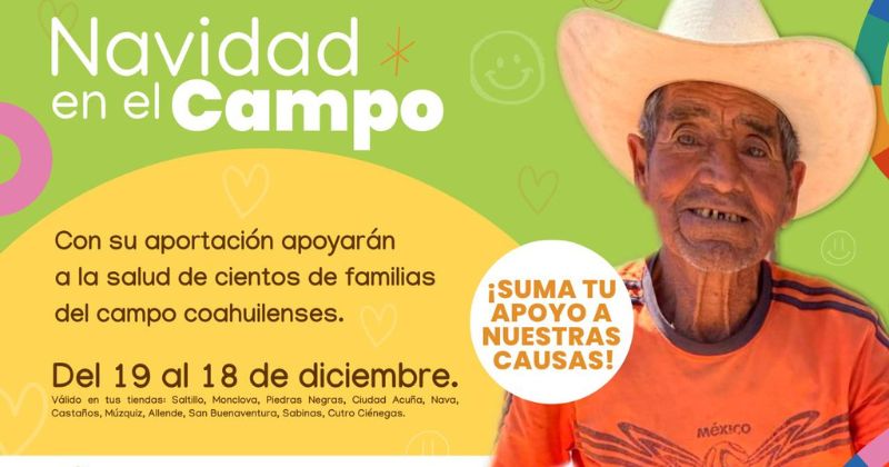 Soriana Fundación invita a apoyar a familias rurales de Coahuila