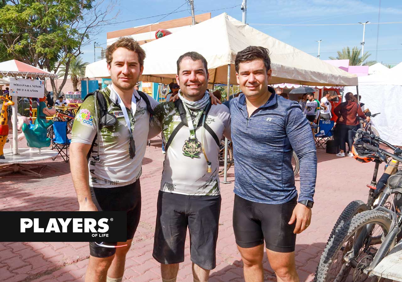 Salvador, Jesús y Cedric.