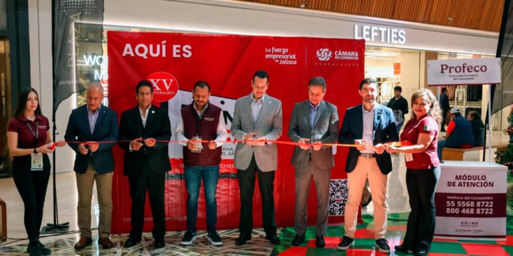 Ayer, jueves 14 de noviembre, inauguraron el Buen Fin 2025 en Guadalajara