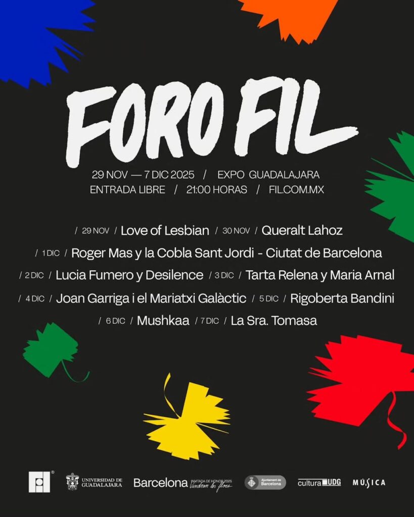 Guadalajara lista para la FIL 2025: Conciertos programados