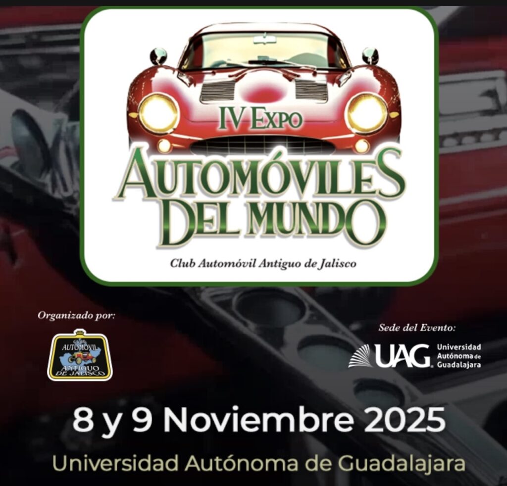 ¿No sabes qué hacer en Guadalajara este fin de semana? No te pierdas Expo Automóviles del Mundo