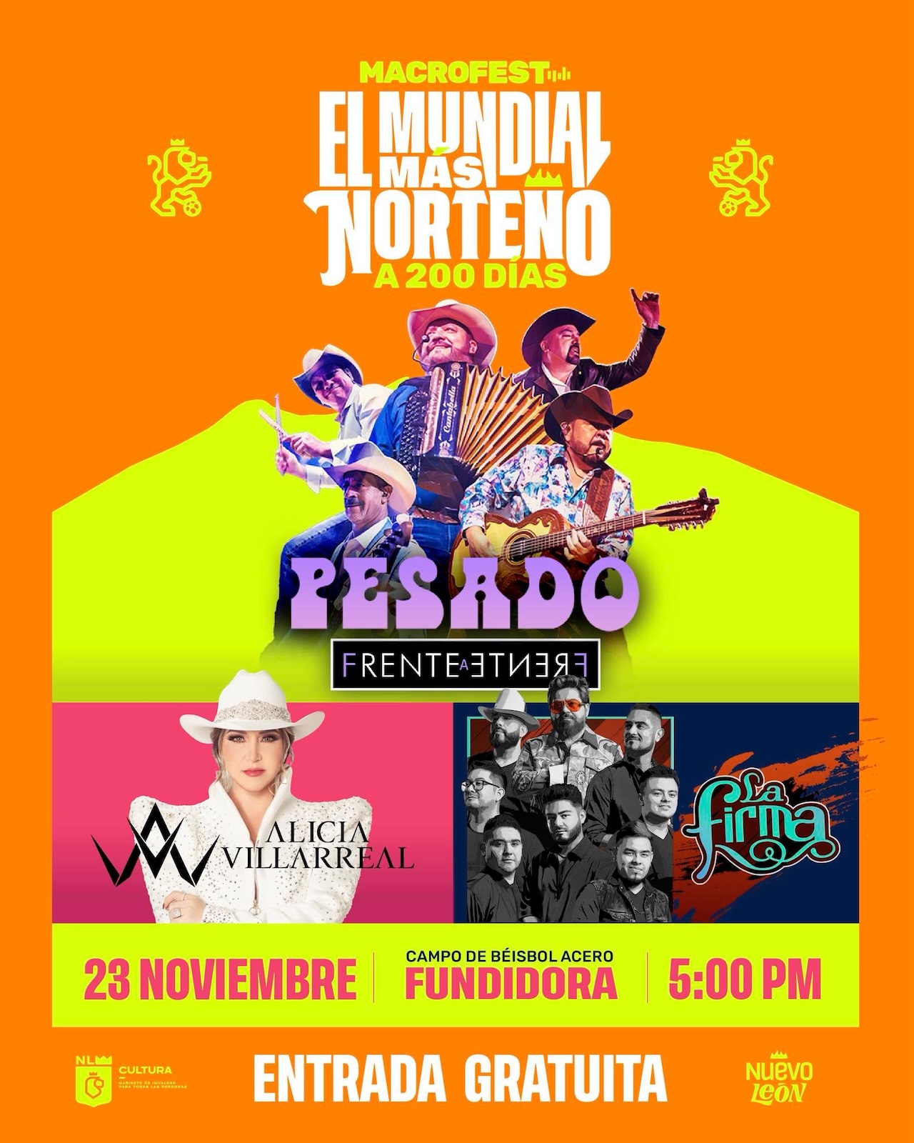 Macrofest 'Más Norteño' en Monterrey: Fecha, horario y artistas en el ...