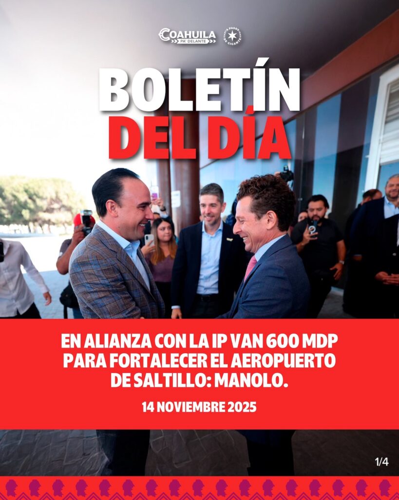 Anuncian inversión de 600 mdp en el Aeropuerto de Saltillo