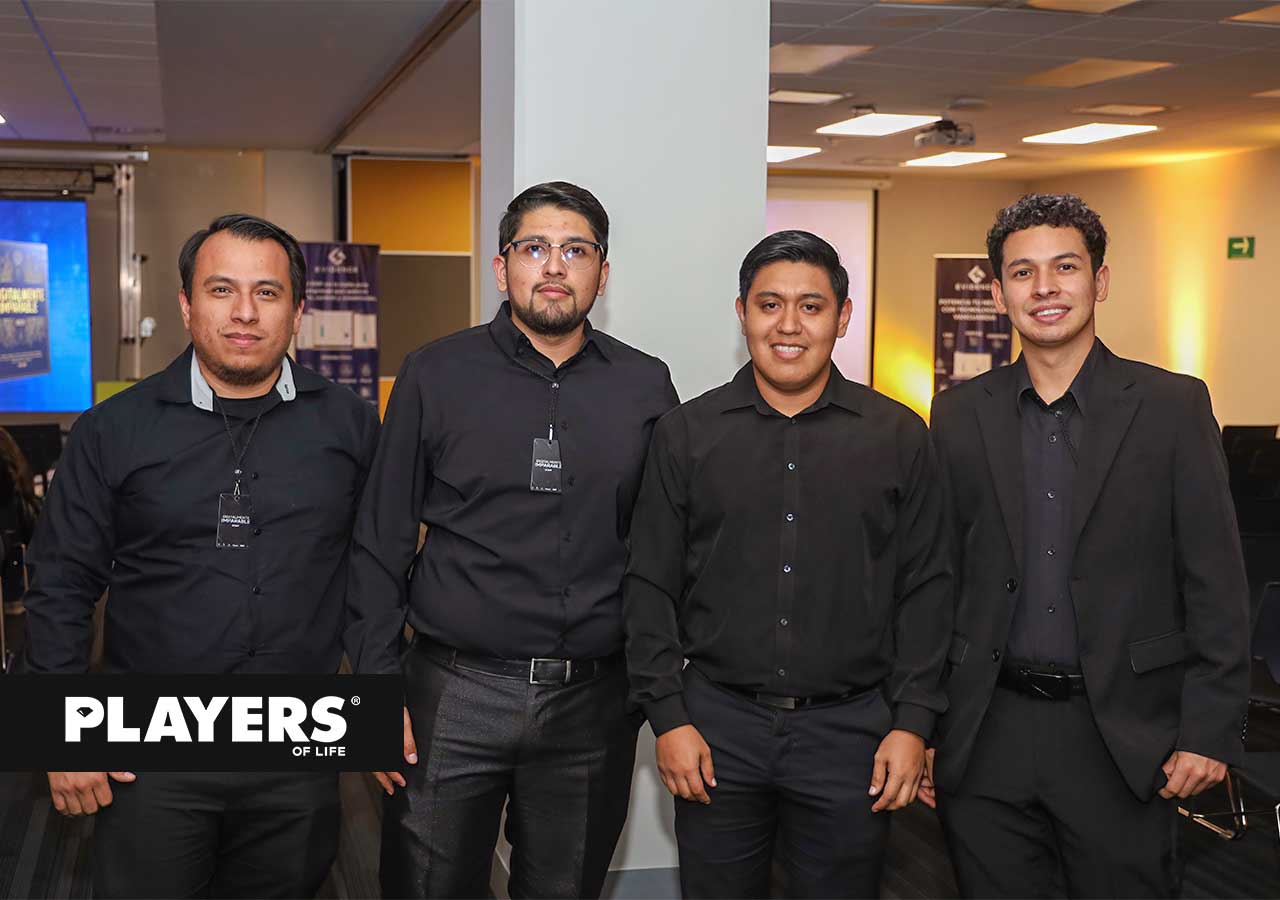 Adán Virrey, Manuel Sandoval, Mauro Ortiz y Jorge Moreno.