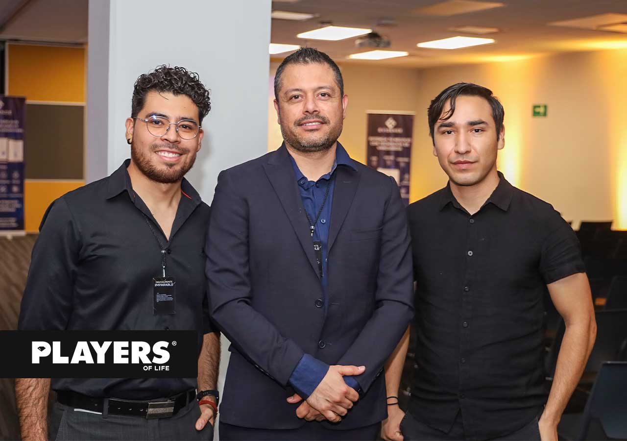 Bruno de la Cruz, Emmanuel Rodríguez y Jorge Padilla.