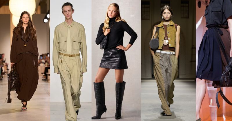 Tendencias de moda 2026: colores terrosos, siluetas fluidas y texturas naturales dominan las pasarelas