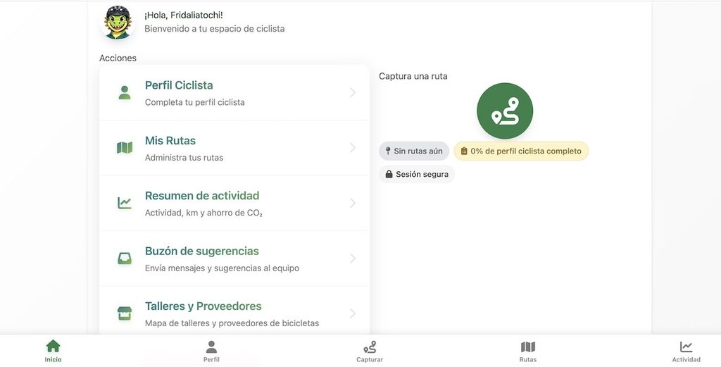 Así funciona BiciApp Saltillo, la plataforma que recopila rutas de ciclistas urbanos