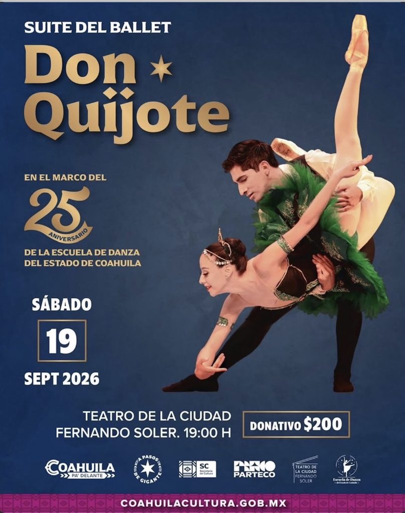Conciertos, teatro y comedia: así luce septiembre 2026 en Saltillo