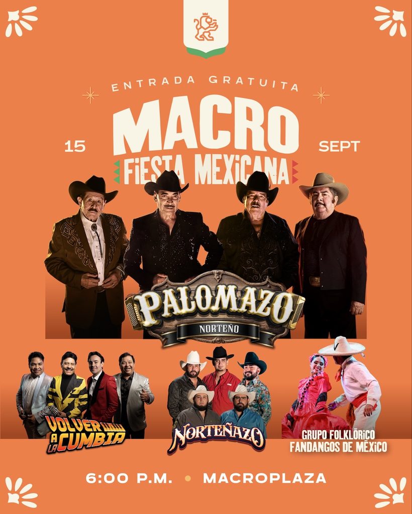 Cartelera Macro Fiesta Mexicana 2026: Así será el Grito en Monterrey